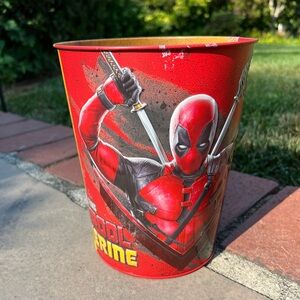 Deadpool and Wolverine Tin Popcorn Bucket
